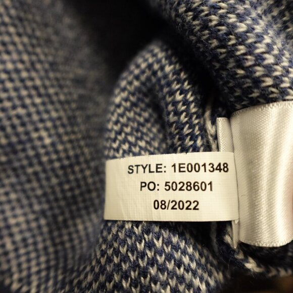 Vineyard Vines 1/4 Zip Pullover Sweater Men's XXL Blue Dot Knit Cotton Blend - Picture 11 of 11